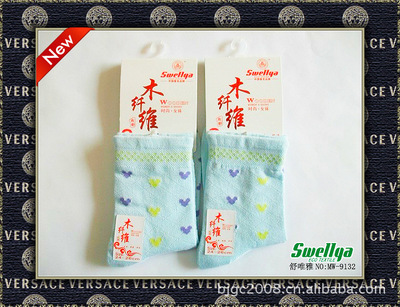 【供應木纖維女襪 廠家直銷 抗菌除臭舒維雅木纖維特質心菱提花女襪】價格,廠家,圖片,襪子,北京舒維雅家紡-